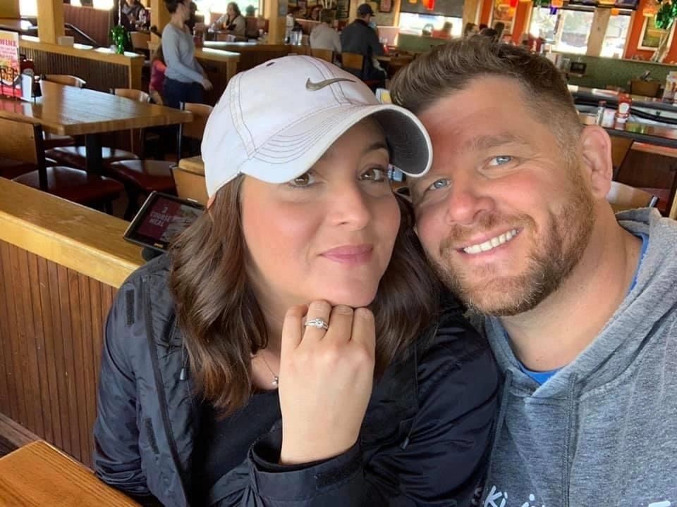 Michael and Courtney at the taproom