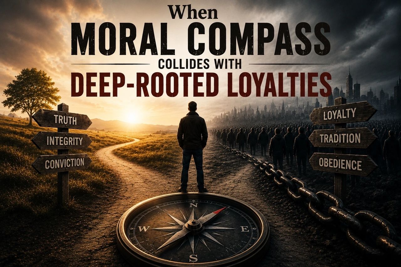When Moral Compass Collides with Deep-Rooted Loyalties
