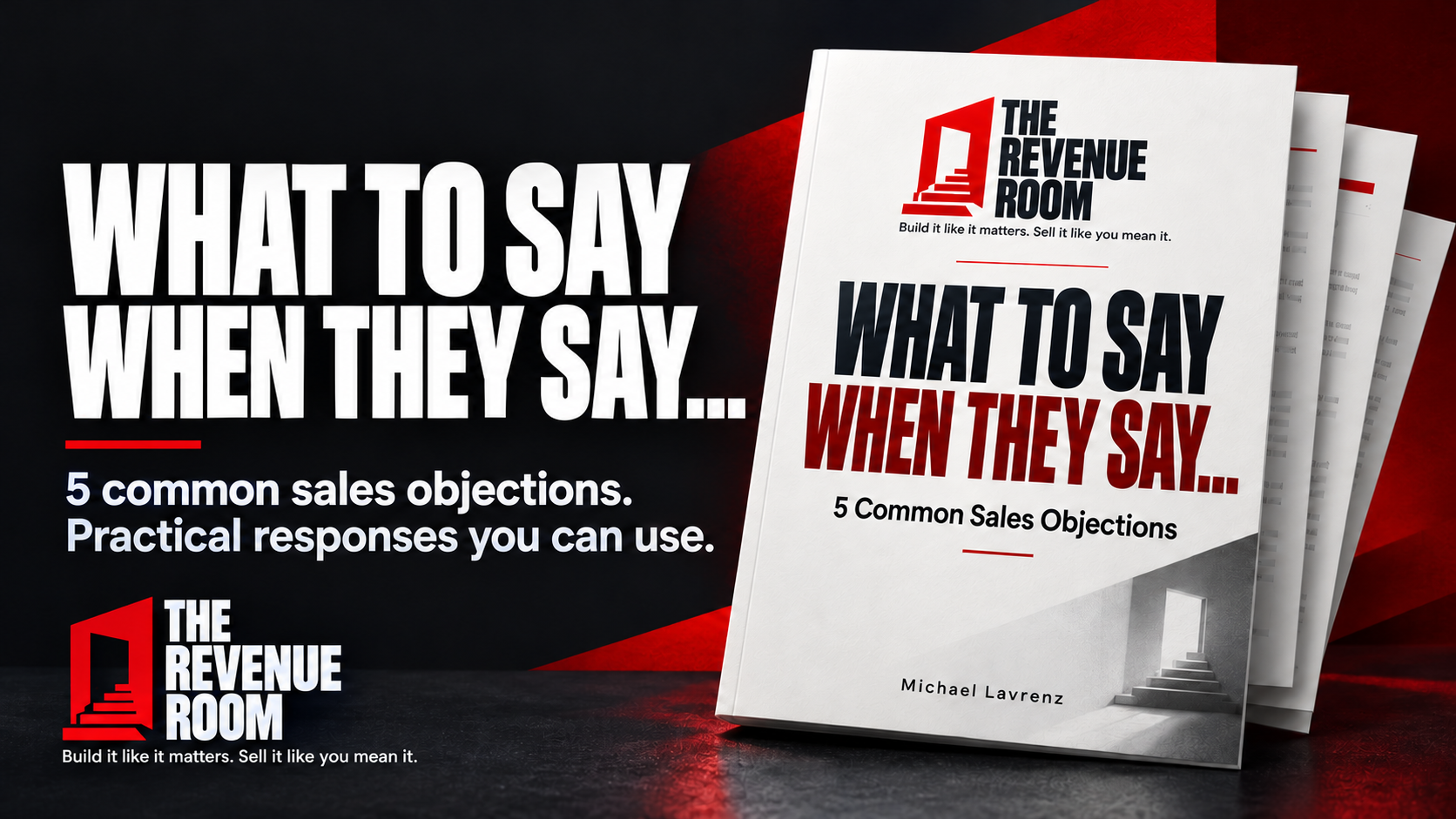 What to Say When They Say… sales objection guide cover