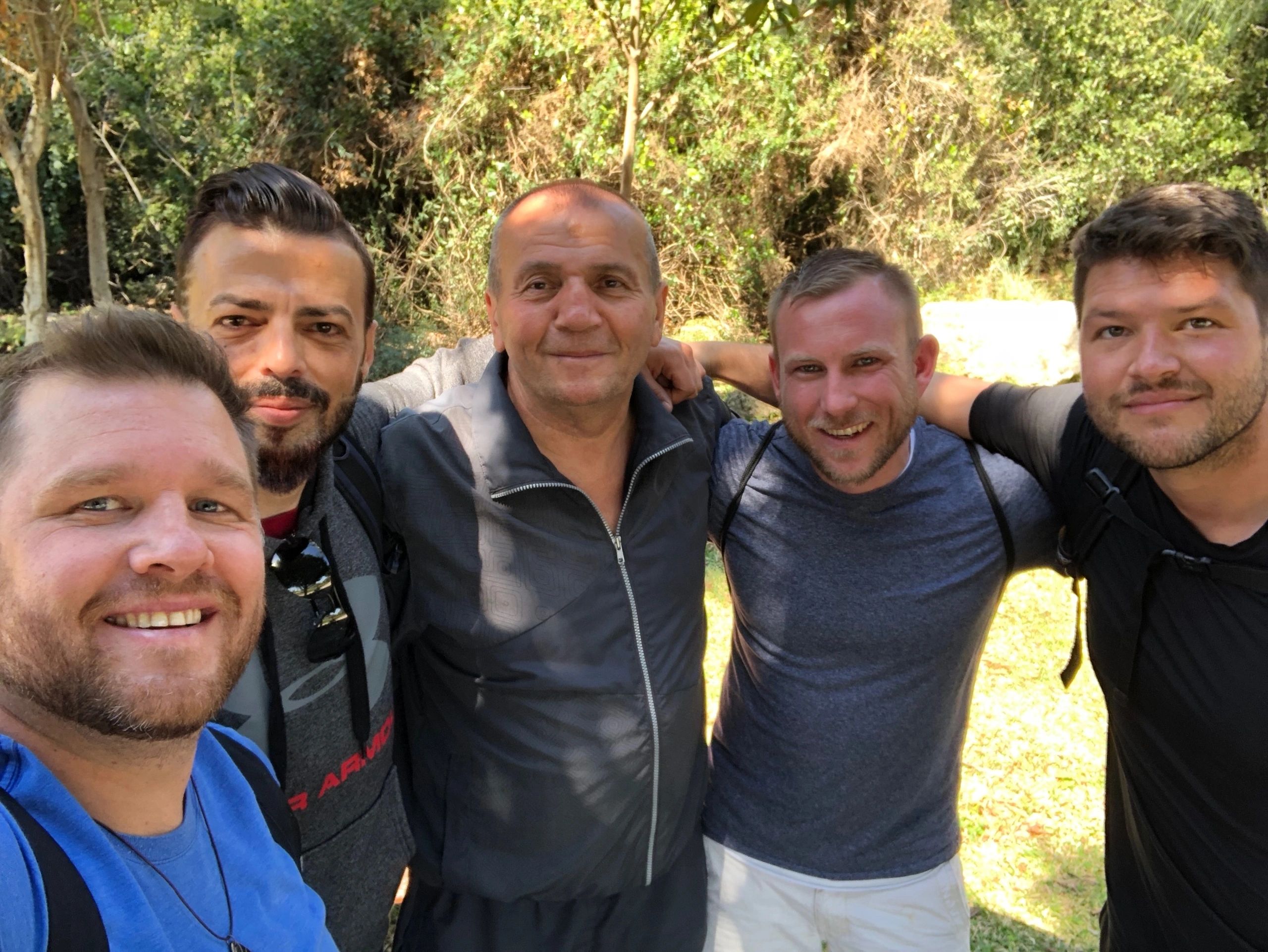 With friends on a missions trip